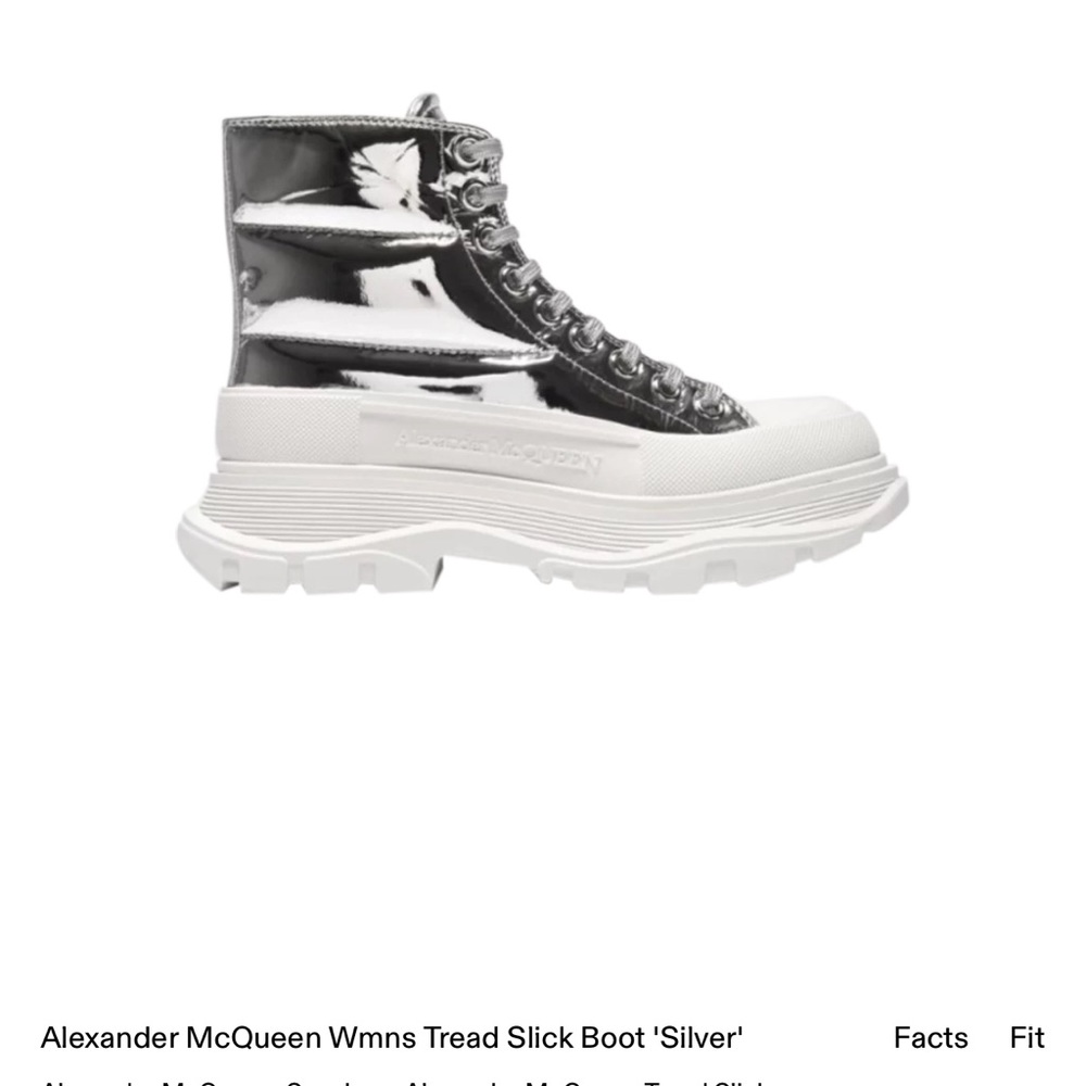 Tread Slick Boots in Metallic Leather